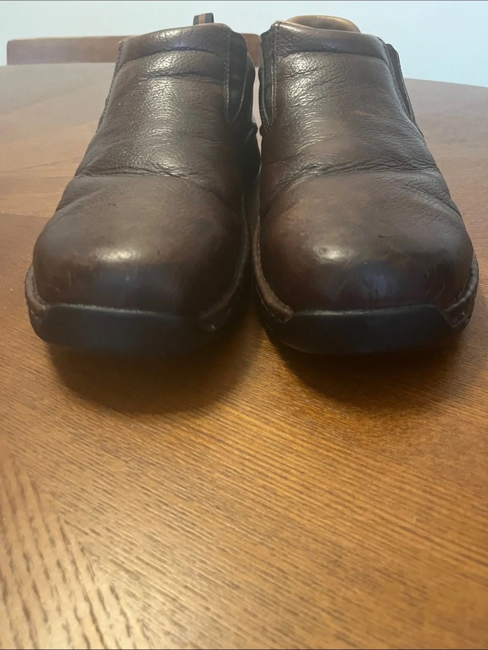 Red Wing Shoes Stitchmax Brown Leather Steel Toe Loafers Size 12